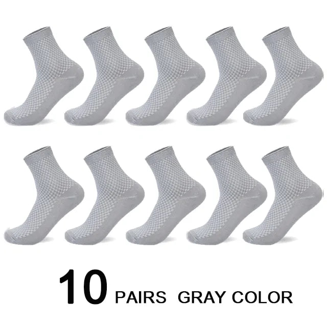 10 Pairs Bamboo Fiber Socks - SensorySoft