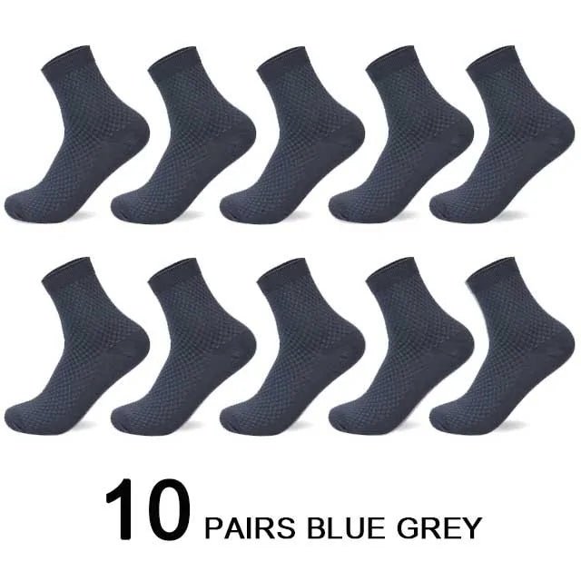 10 Pairs Bamboo Fiber Socks - SensorySoft