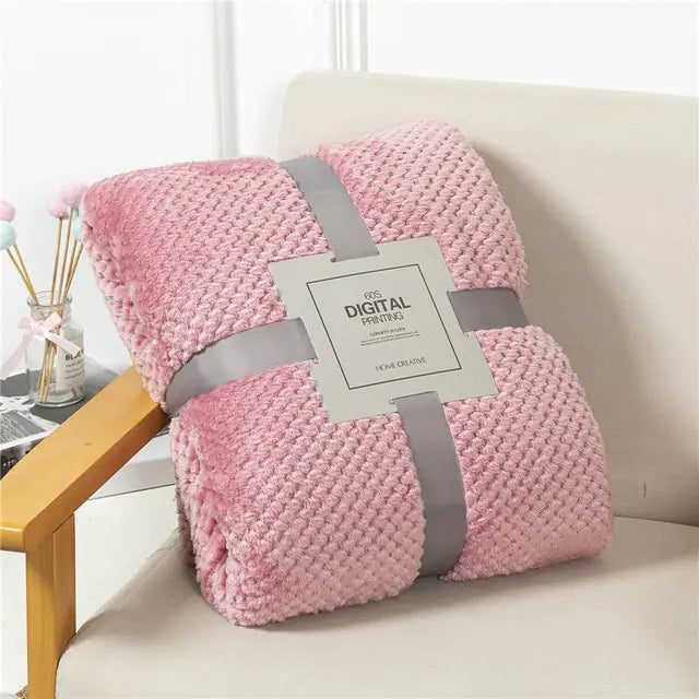 Plaid Winter Bed Blankets