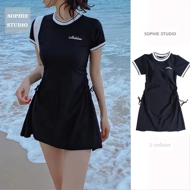 2024 Women's Two - Piece Swimwear Skirt Style Sporty - SensorySoft