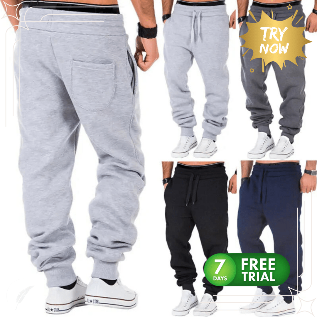 2025 Men's Fashion Loose Sport Gym Joggers: Slim Fit Sweatpants - SensorySoft