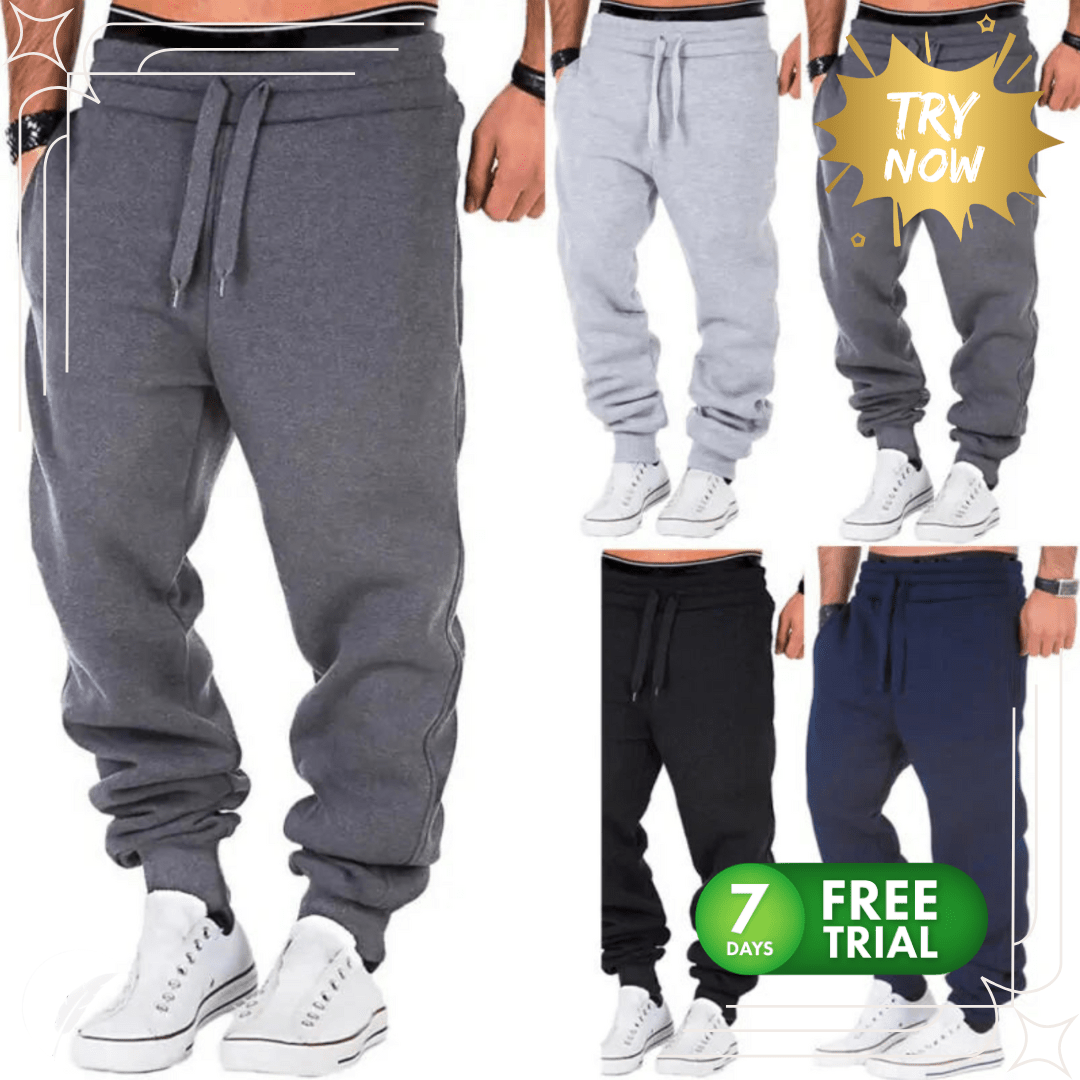 2025 Men's Fashion Loose Sport Gym Joggers: Slim Fit Sweatpants - SensorySoft