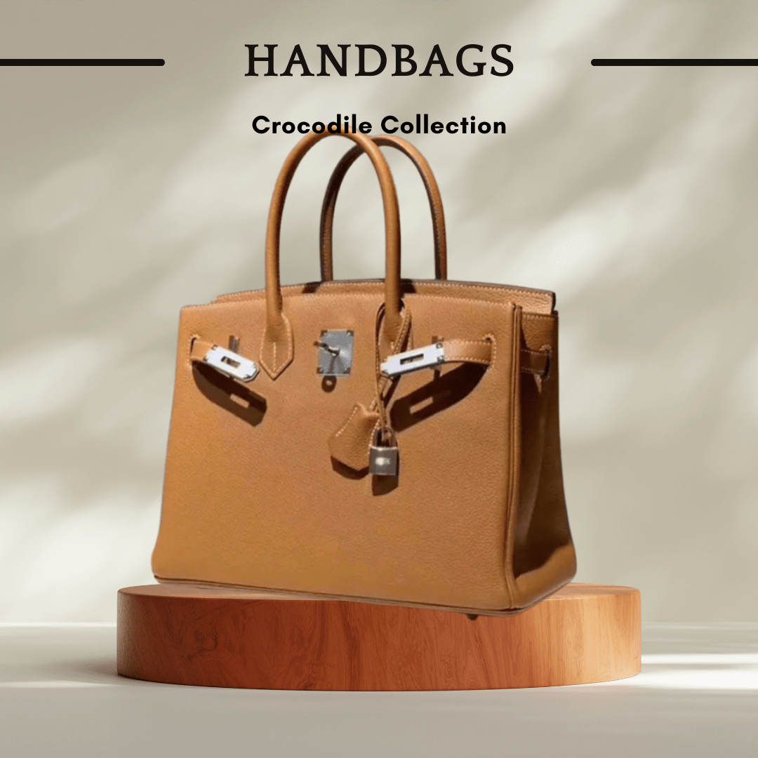 2025 New Genuine Leather Crocodile Pattern Handbag - SensorySoft