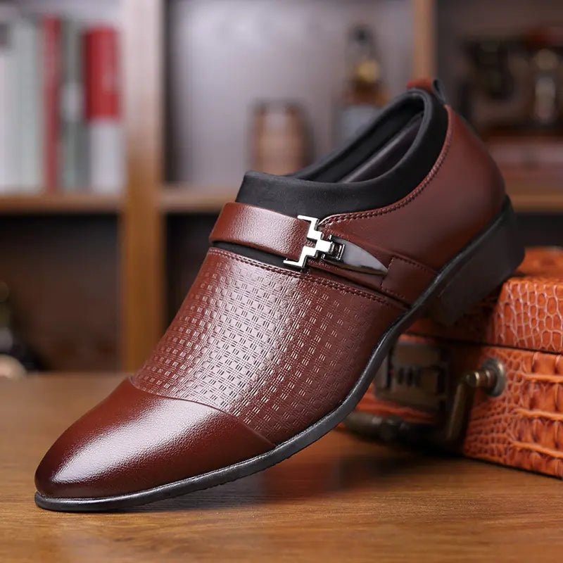 Men’s PU Leather Formal Shoes – Professional Polish with Everyday Comfort
