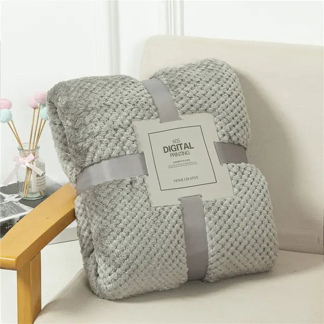 Plaid Winter Bed Blankets