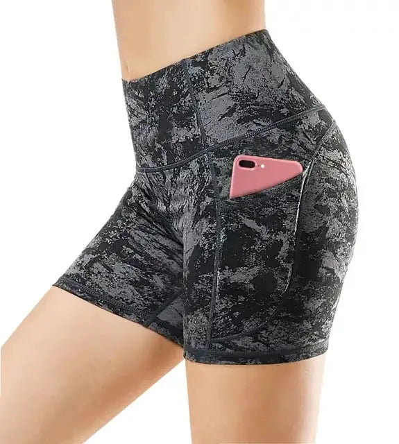 Ladies Yoga Fitness Hip-Lift Workout Shorts
