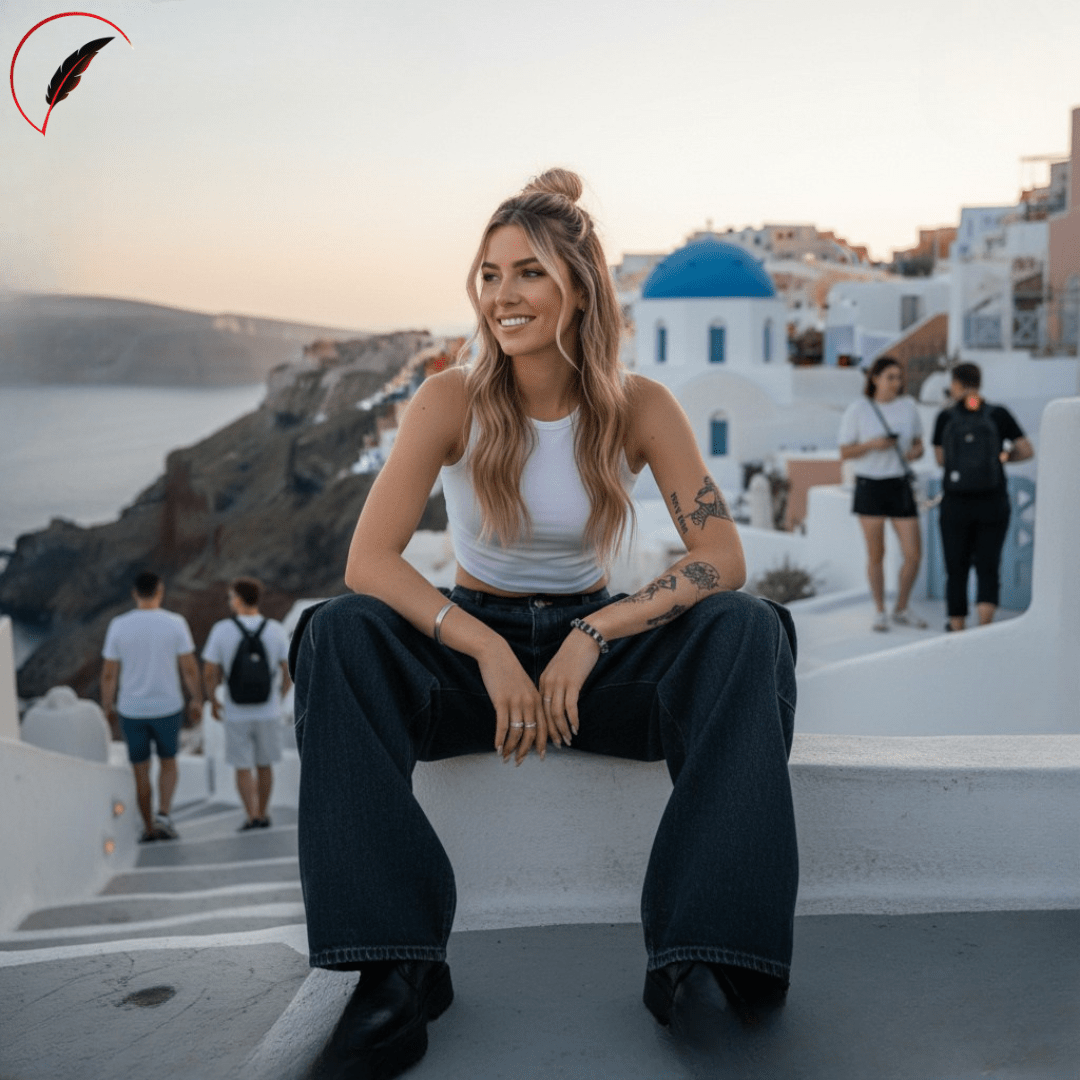 Soho Luxe Oversized Cargo Denim Jeans
