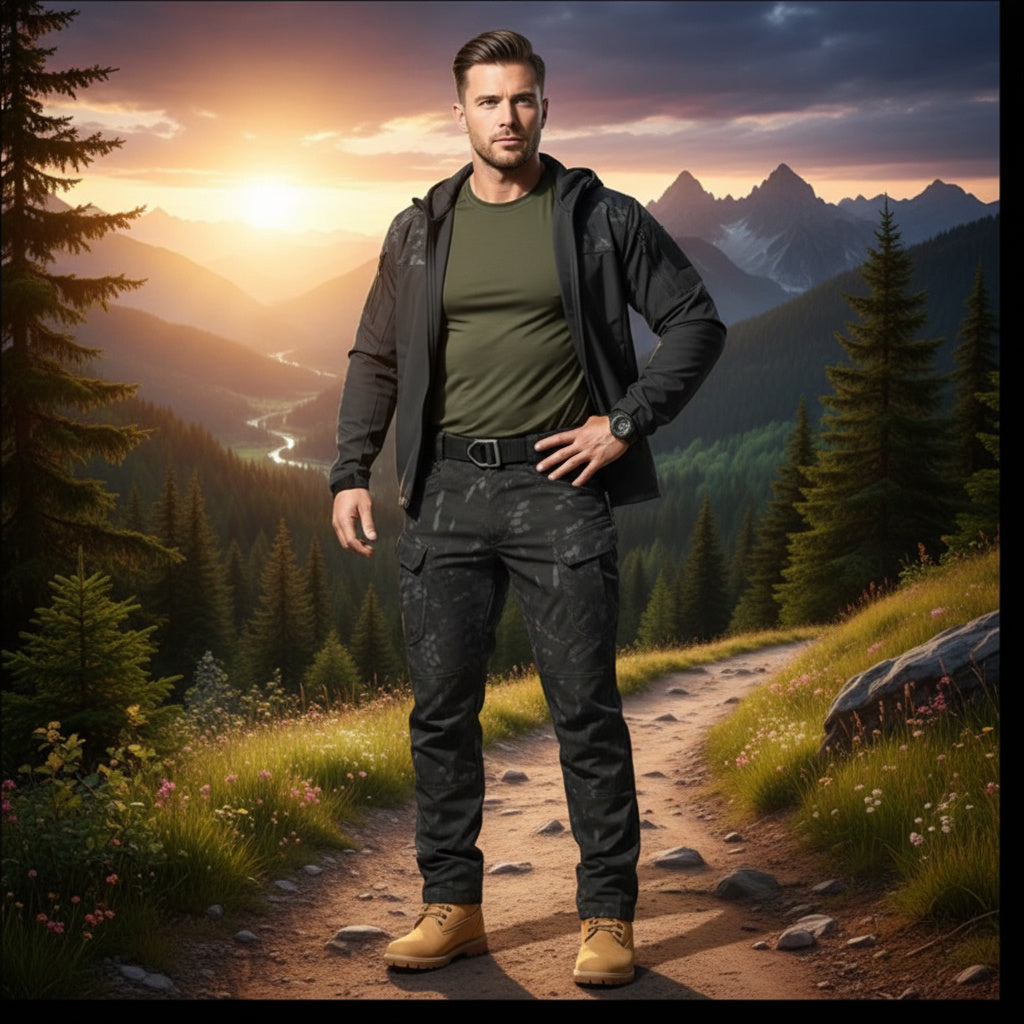 Tactical Waterproof Flex Camo Cargo Pants