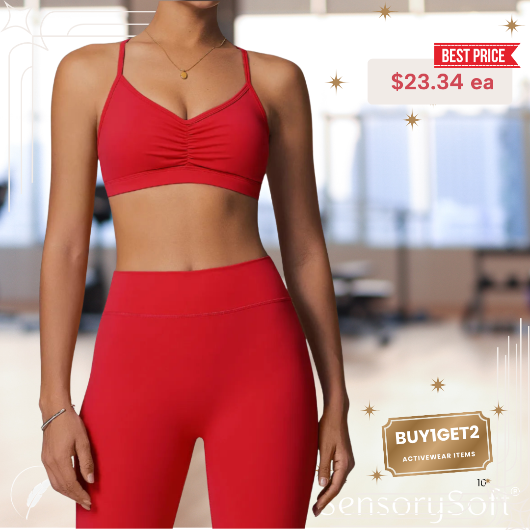 Cross Buckle Sports Underwear Women's Beauty Pack
