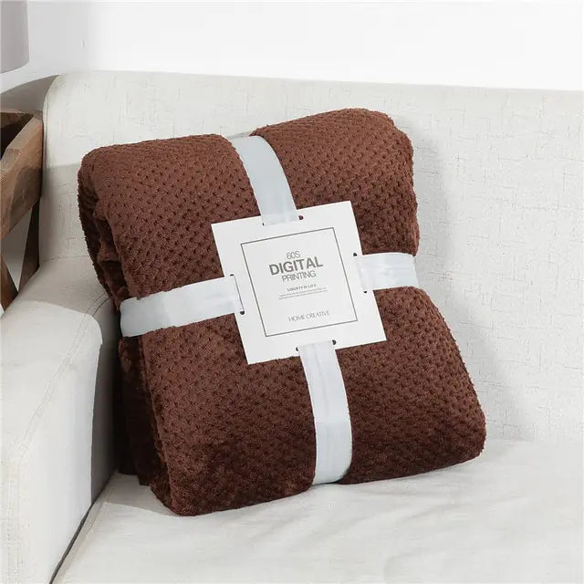 Plaid Winter Bed Blankets
