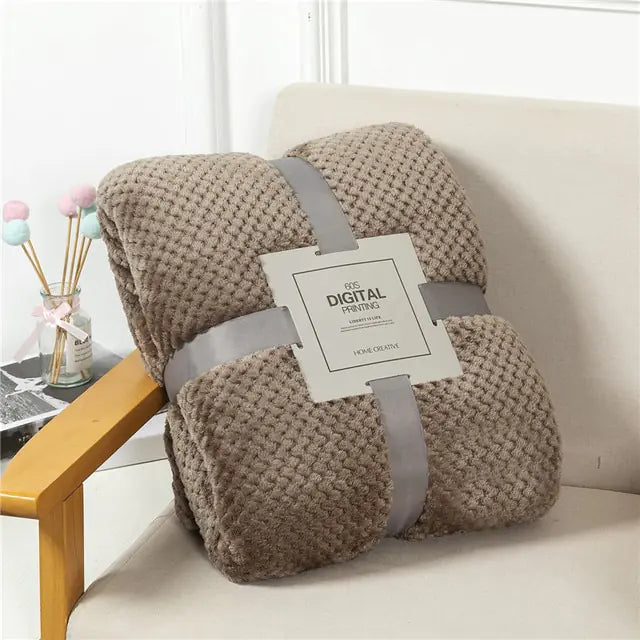 Plaid Winter Bed Blankets