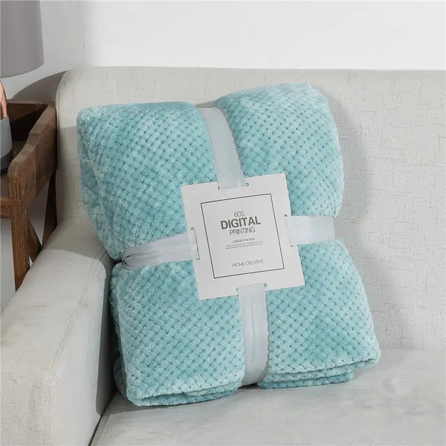 Plaid Winter Bed Blankets