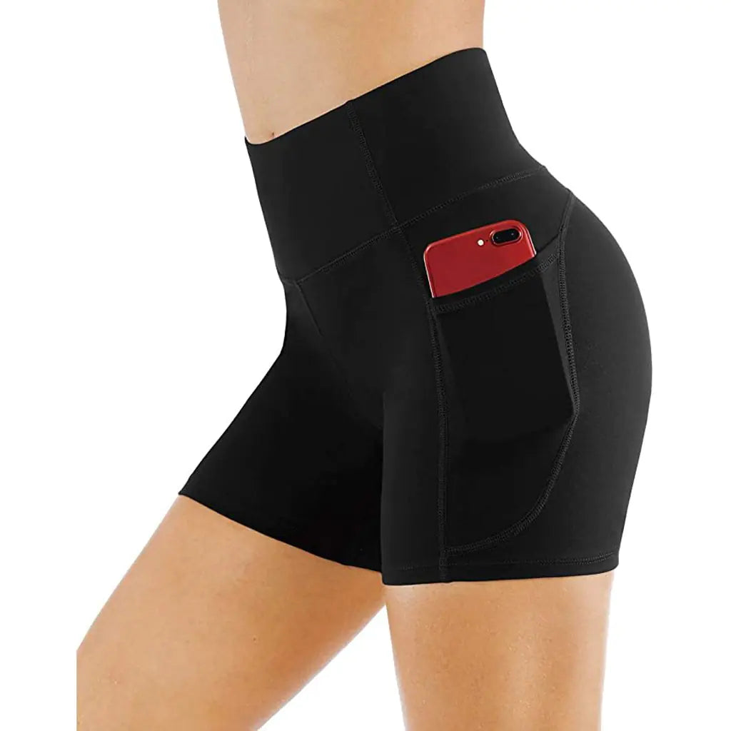 Ladies Yoga Fitness Hip-Lift Workout Shorts