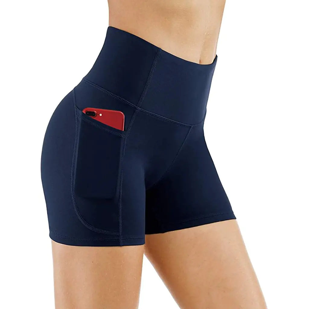 Ladies Yoga Fitness Hip-Lift Workout Shorts
