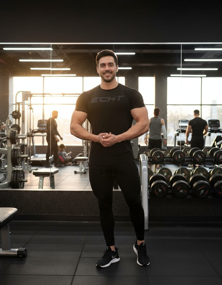 Men's Summer Short Sleeve Fitness T-Shirt