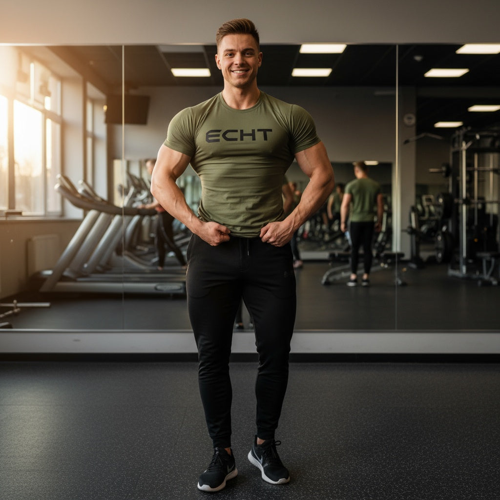 Men's Summer Short Sleeve Fitness T-Shirt
