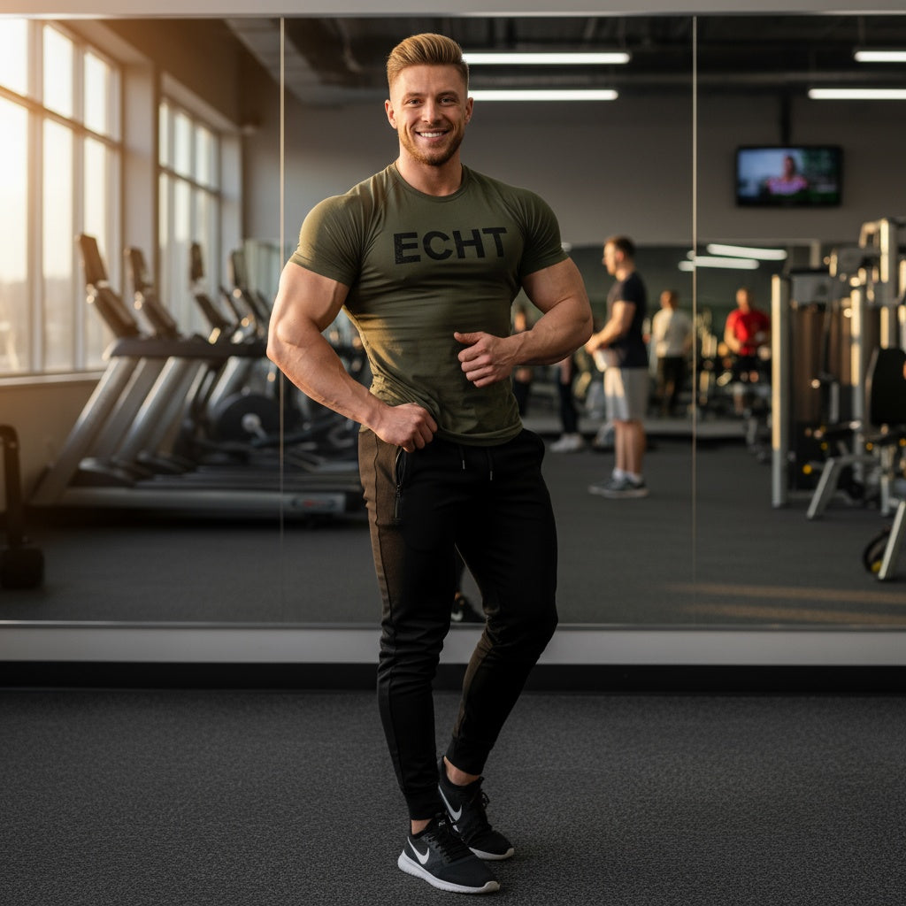Men's Summer Short Sleeve Fitness T-Shirt