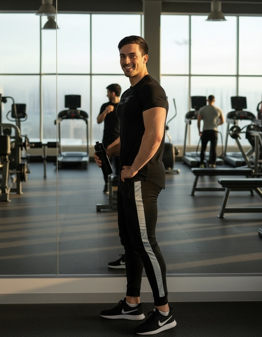 Men's Summer Short Sleeve Fitness T-Shirt