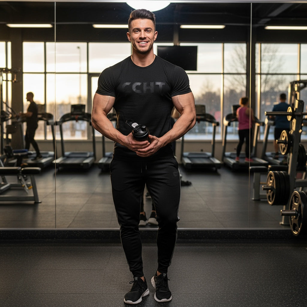 Men's Summer Short Sleeve Fitness T-Shirt
