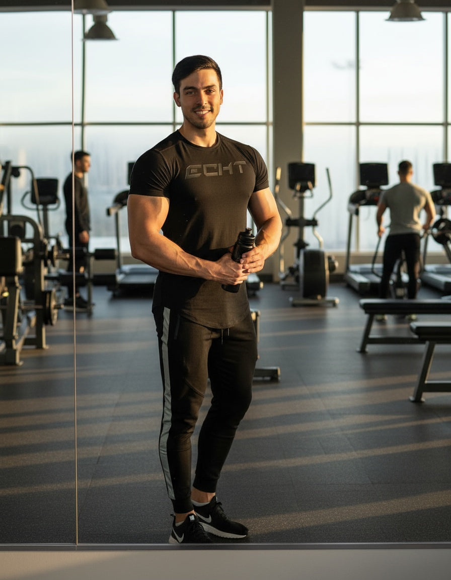 Men's Summer Short Sleeve Fitness T-Shirt