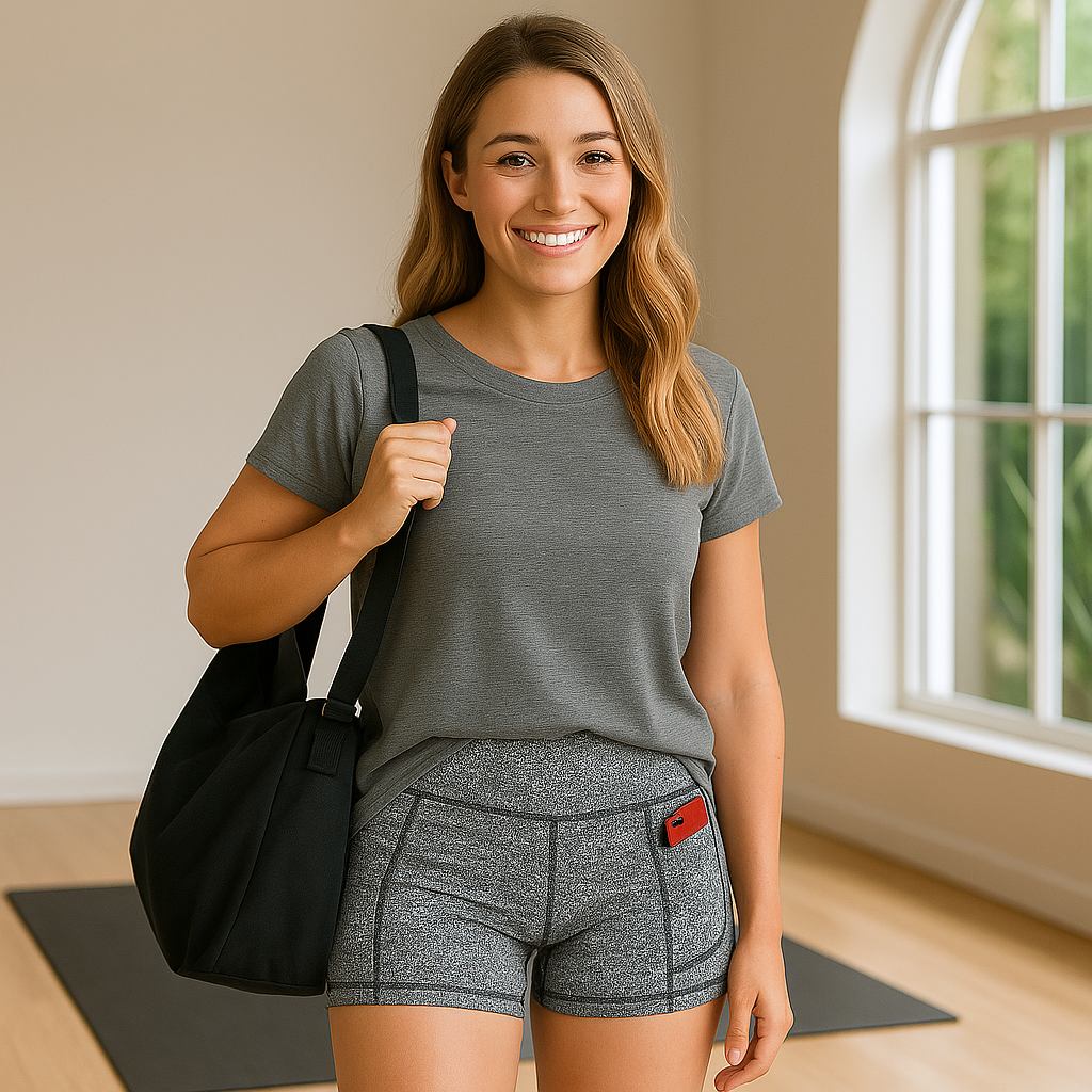 Ladies Yoga Fitness Hip-Lift Workout Shorts