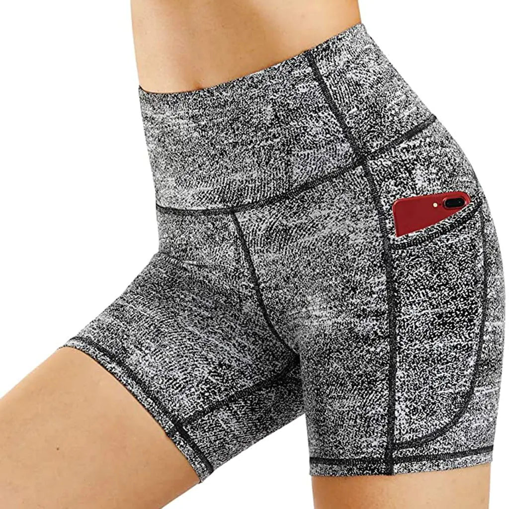 Ladies Yoga Fitness Hip-Lift Workout Shorts