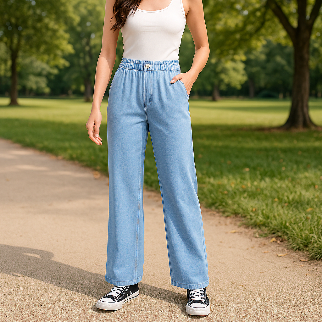 Stefan Jeans - Summer Slim Fit Loose Denim Pants