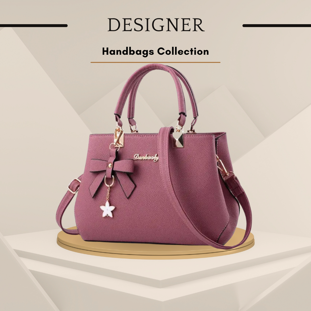 Stylish Messenger Bags With Elegant Flower Pendant