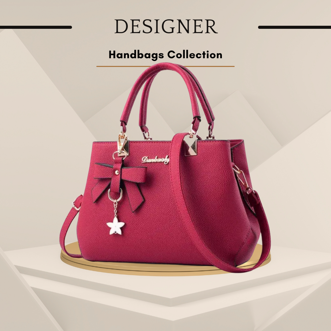 Stylish Messenger Bags With Elegant Flower Pendant