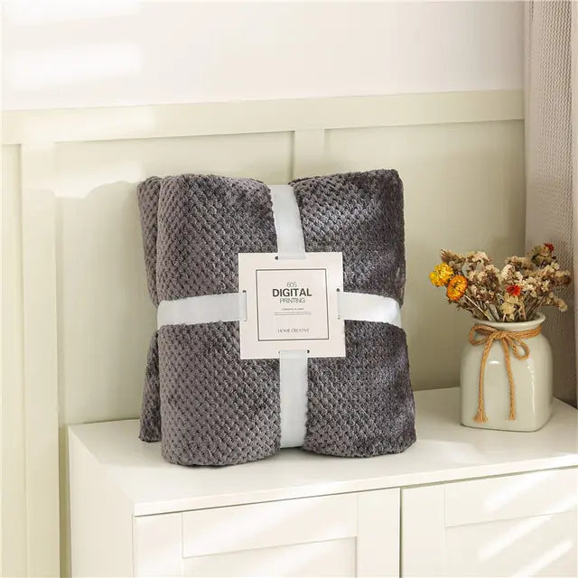 Plaid Winter Bed Blankets