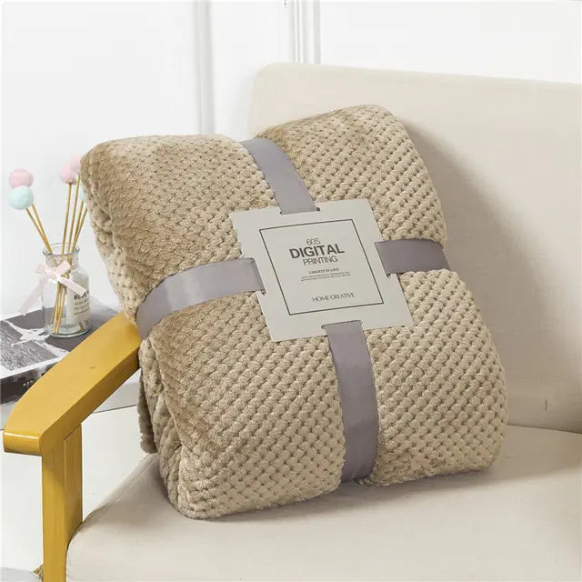 Plaid Winter Bed Blankets