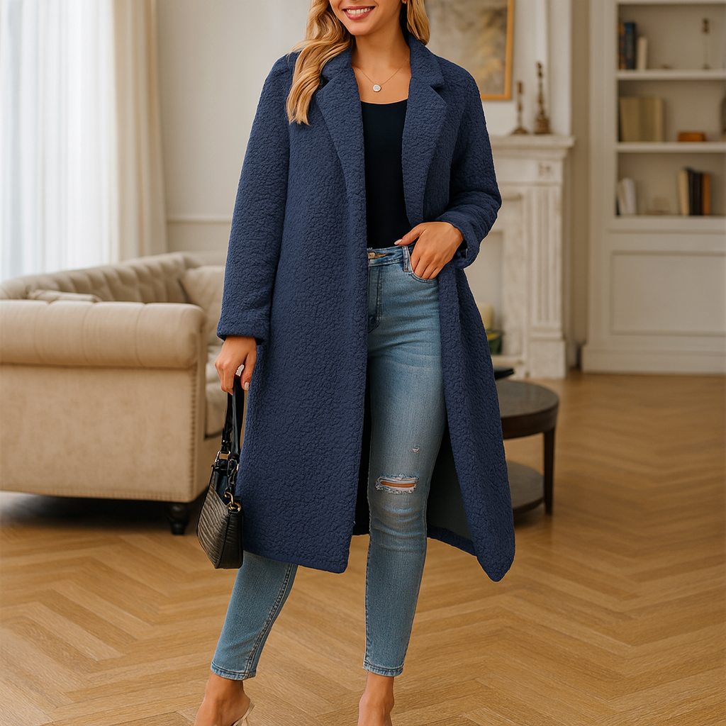 Women's Solid Color Lapel Jacket Fashion Trend