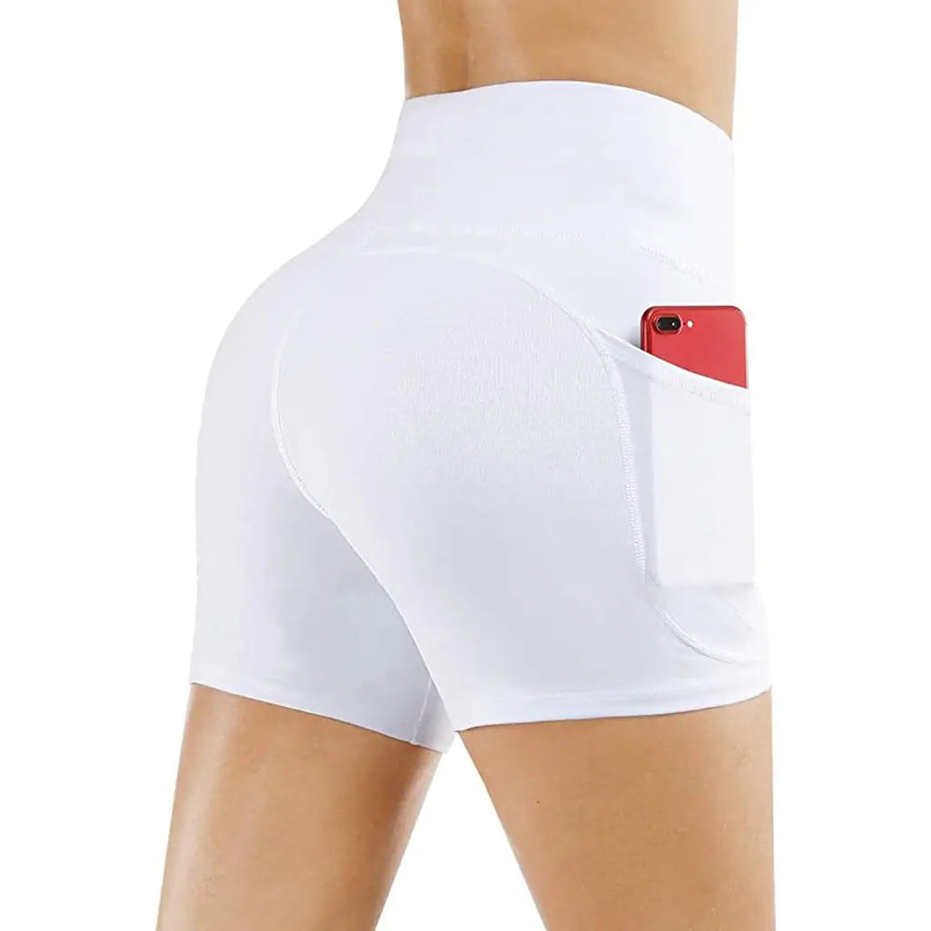 Ladies Yoga Fitness Hip-Lift Workout Shorts