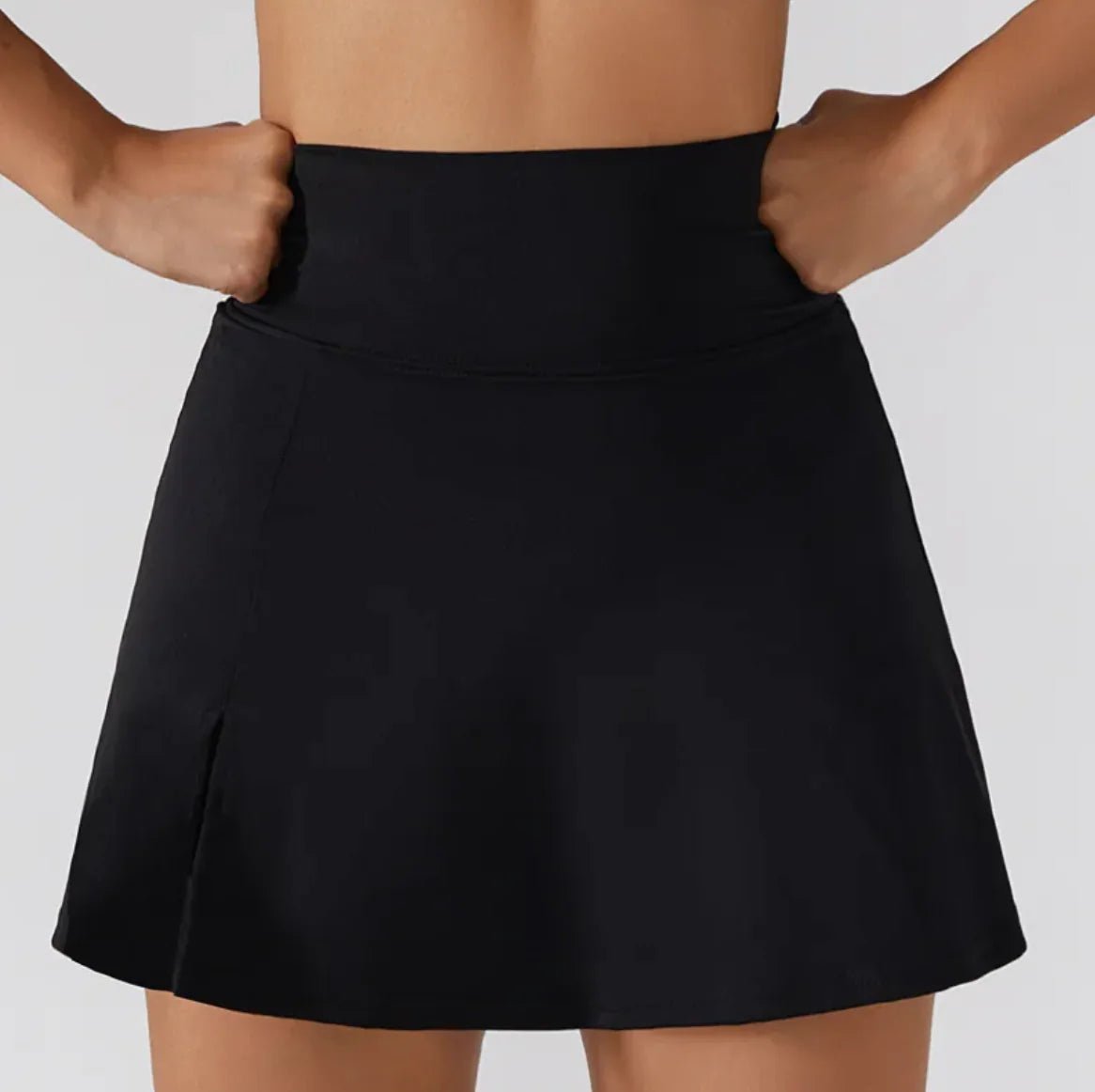 Activewear - One Shoulder Stretch Yoga Bra & Shockproof Women's Activewear Skirts - SensorySoft