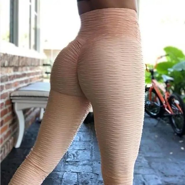 Anti - Cellulite Tummy Control Push Up Fitness Leggings - SensorySoftShop