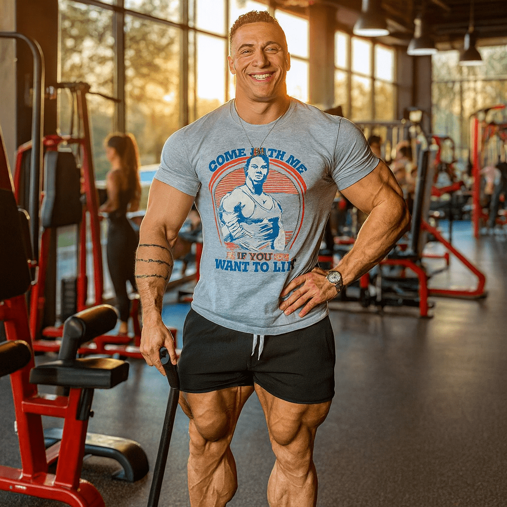 Arnold Schwarzenegger Men s Casual Fitness T Shirt SensorySoftShop Arnold Schwarzenegger Men s Casual Fitness T Shirt SensorySoftShop
