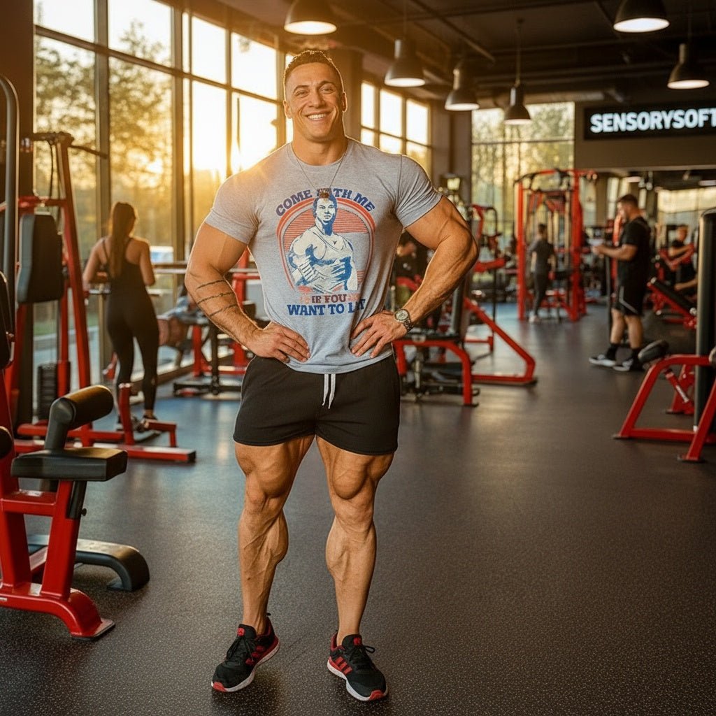 Arnold Schwarzenegger Men's Casual Fitness T-Shirt - SensorySoftShop