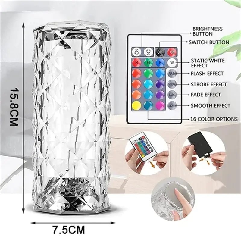 Atmosphere Crystal Night Light - SensorySoftShop