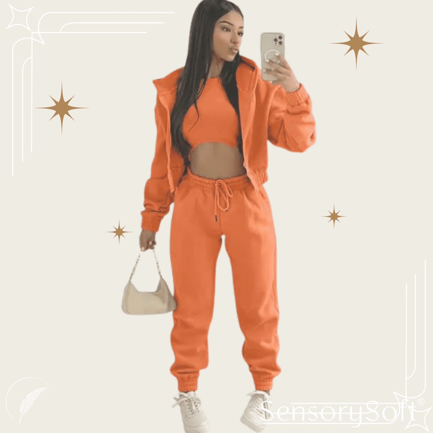 Autumn 3 Piece Leisurewear Set - SensorySoftShop