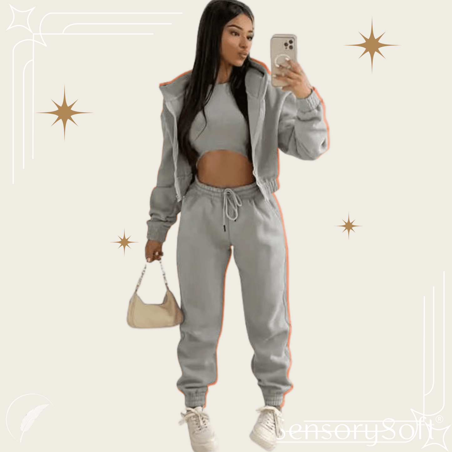 Autumn 3 Piece Leisurewear Set - SensorySoftShop