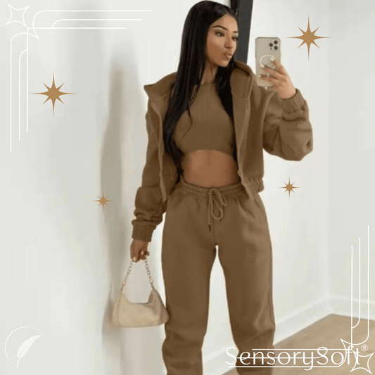 Autumn 3 Piece Leisurewear Set - SensorySoftShop