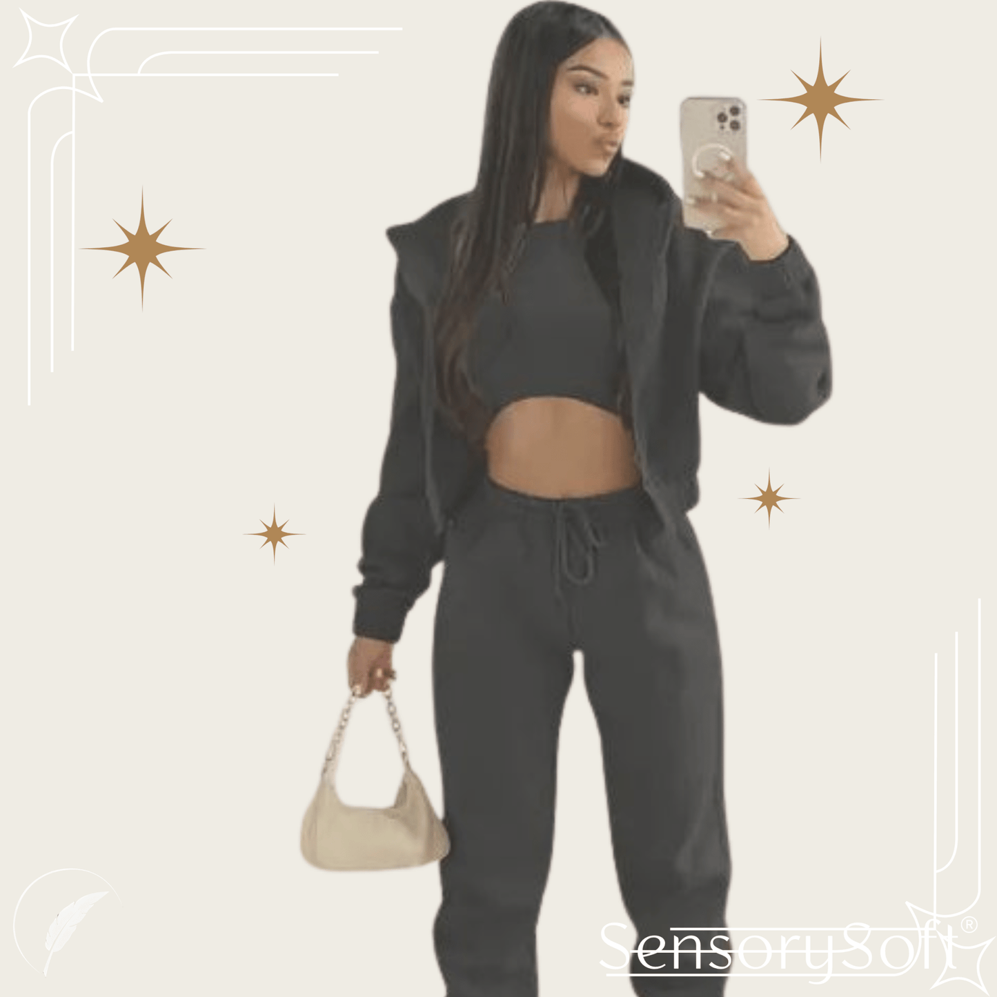 Autumn 3 Piece Leisurewear Set - SensorySoftShop