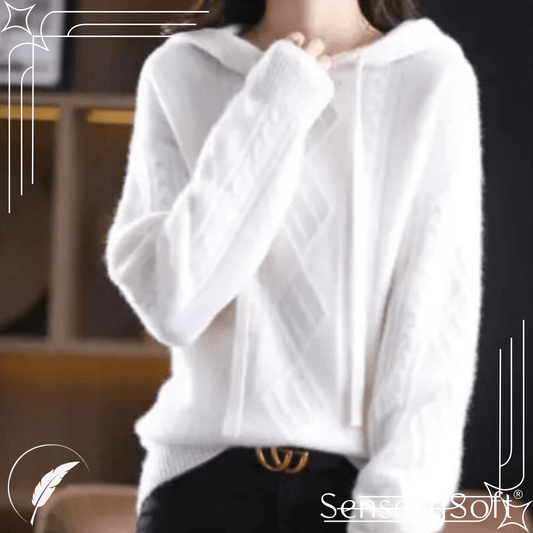 Autumn Hooded Long Sleeve Loose Sweater women - SensorySoftShop