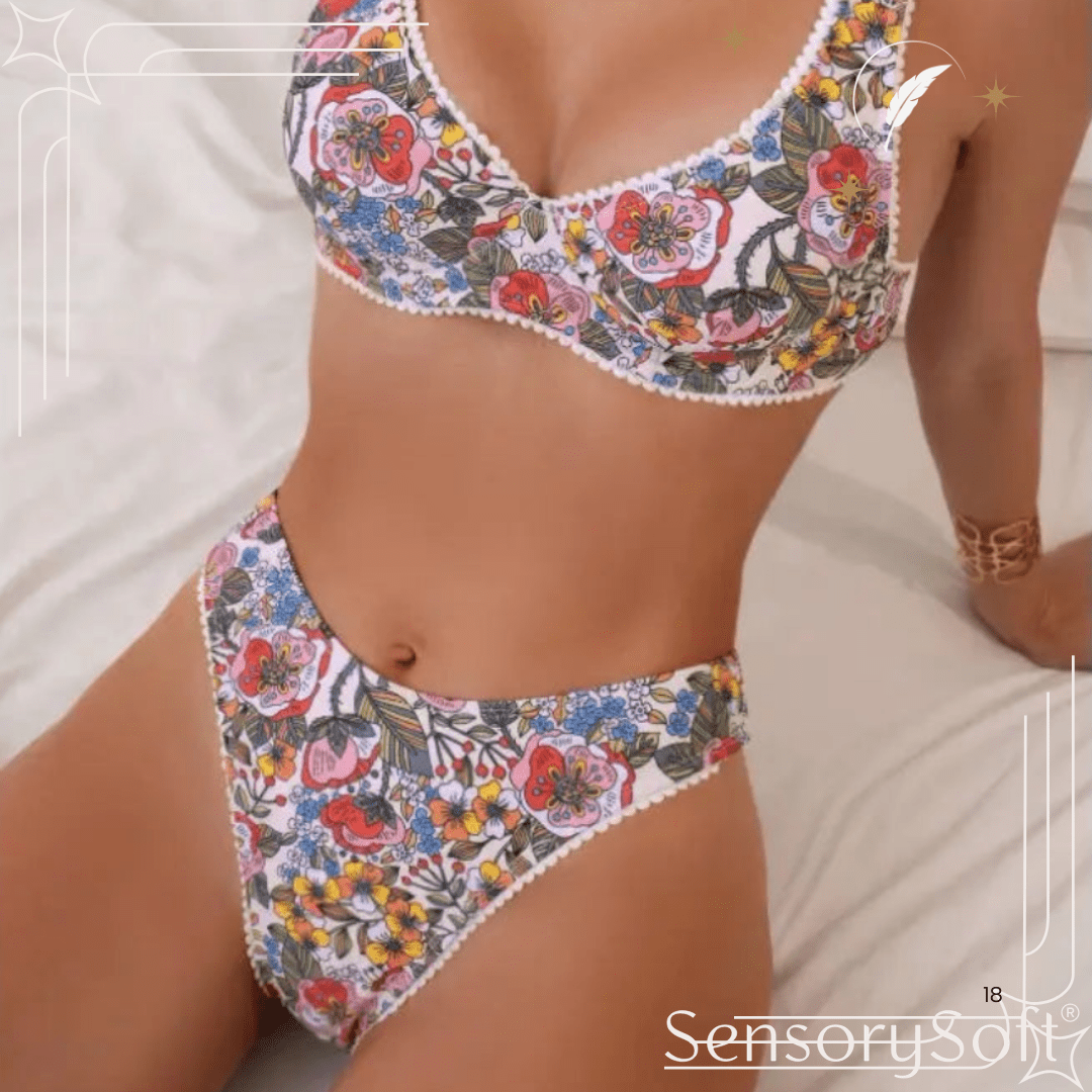 Back Knotted Beach Wear Bathing Suit - SensorySoft