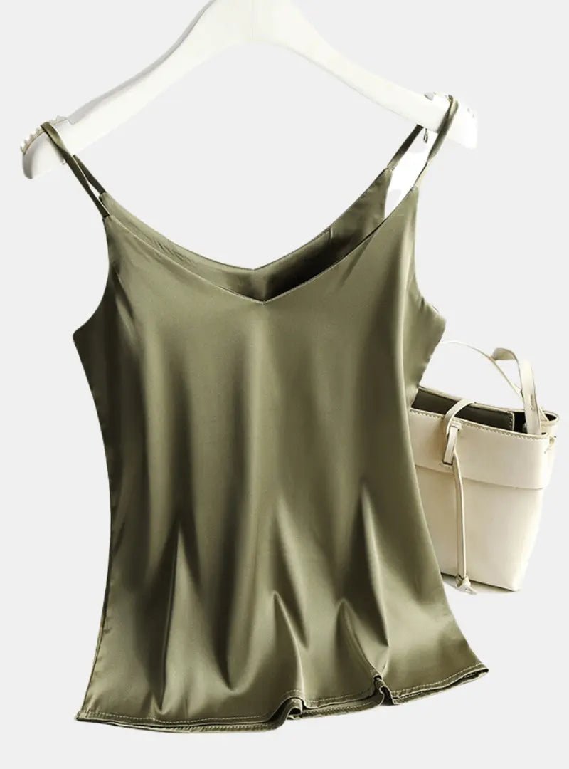 Blusa de Cetim Regata - Satin Tank Tops - SensorySoftShop