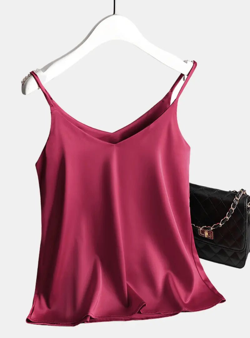 Blusa de Cetim Regata - Satin Tank Tops - SensorySoftShop