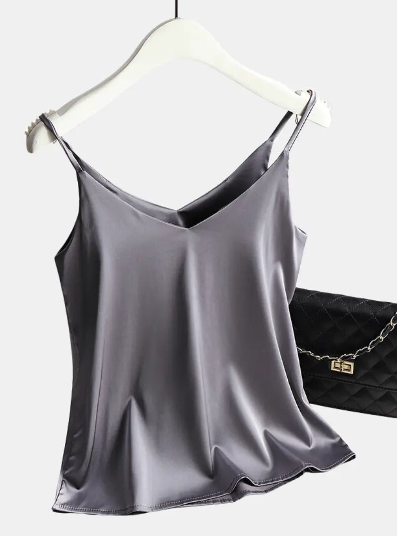 Blusa de Cetim Regata - Satin Tank Tops - SensorySoftShop