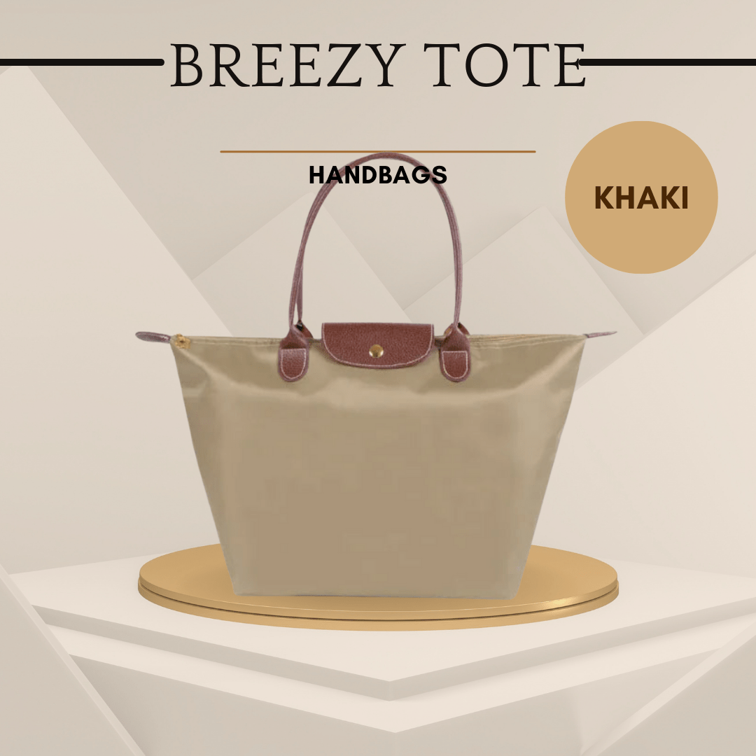 BreezyFold Tote – Foldable Fashion Meets Everyday Function - SensorySoft