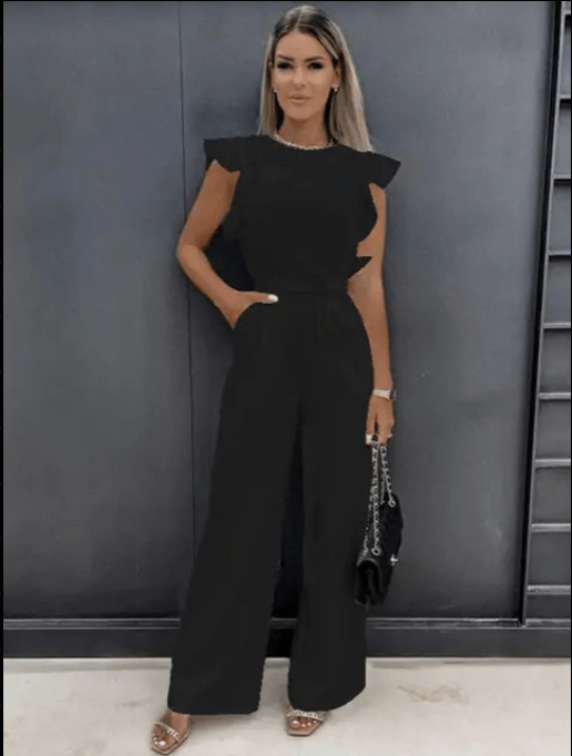 Butterfly Sleeve Wide Leg Jumpsuit - SensorySoft