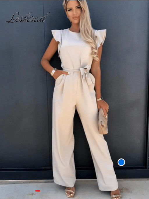 Butterfly Sleeve Wide Leg Jumpsuit - SensorySoft